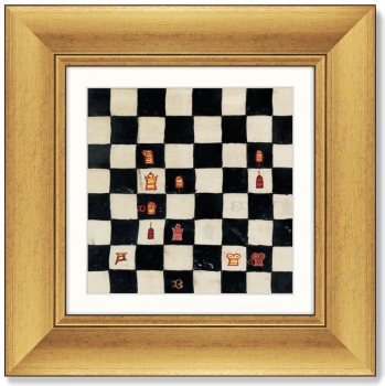 Диптих Book of Chess II Northern France 36X36 / 36X36 CM