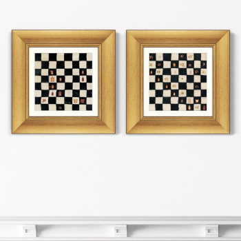 Диптих Book of Chess II Northern France 36X36 / 36X36 CM