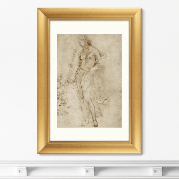 Постер Female Figure with a Tibia 51X71 CM