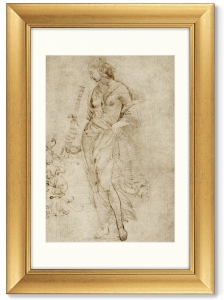 Постер Female Figure with a Tibia 51X71 CM