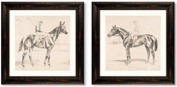Диптих Two riders 61X61 / 61X61 CM