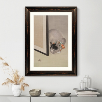 Постер Cat Watching a Spider 61X81 CM