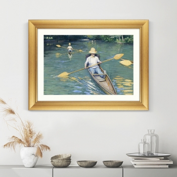 Постер Skiffs on the Yerres 81X61 CM