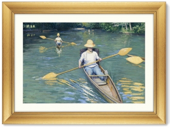 Постер Skiffs on the Yerres 81X61 CM