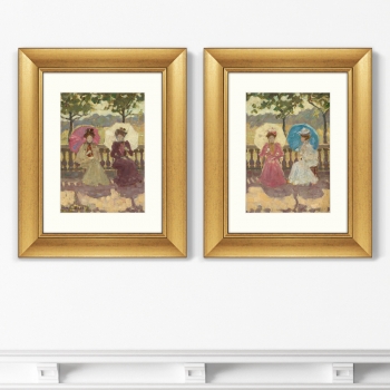 Диптих In the Park Paris 41X51 / 41X51 CM