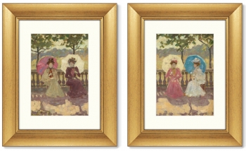 Диптих In the Park Paris 41X51 / 41X51 CM