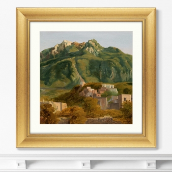 Постер Village on the Island of Ischia 61X61 CM
