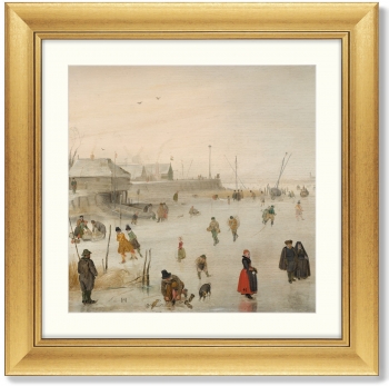 Диптих A Scene on the Ice 61X61 / 61X61 CM