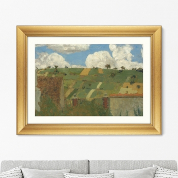 Постер Landscape of the Ile-de-France 81X61 CM