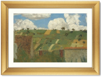 Постер Landscape of the Ile-de-France 81X61 CM