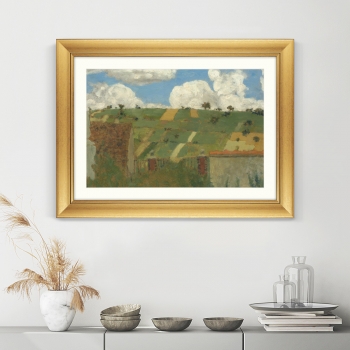 Постер Landscape of the Ile-de-France 81X61 CM
