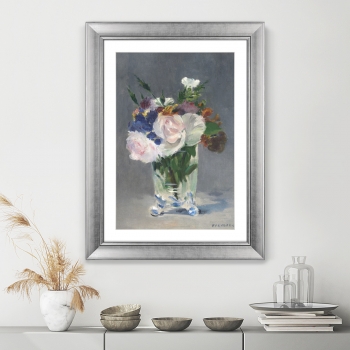 Постер Flowers in a Crystal Vase 61X81 CM