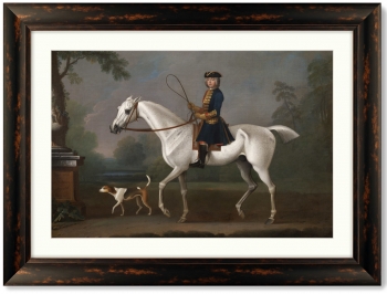 Sir Roger Burgoyne Riding Badger 81X61 CM