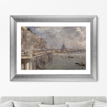 Постер House Terrace from Waterloo Bridge 81X61 CM