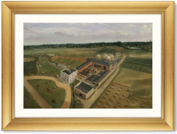 Постер Tiptree Hall and Farm Essex 81X61 CM