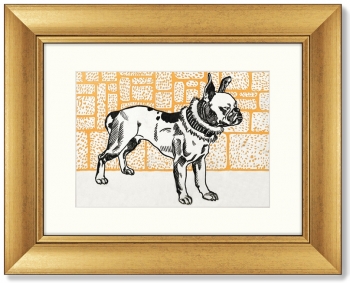 Диптих Greyhound & Pitbull Terrier 51X41 / 51X41 CM