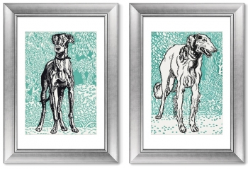 Диптих Greyhounds 51X71 / 51X71 CM
