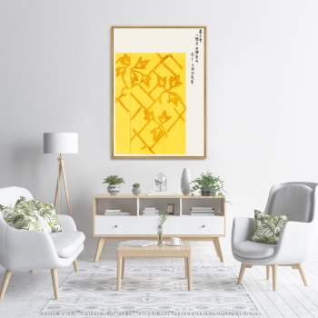Репродукция картины Yatsuo no tsubaki 75X105 CM