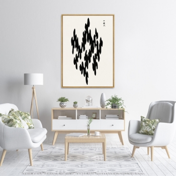 Репродукция картины Yatsuo no tsubaki IV 75X105 CM