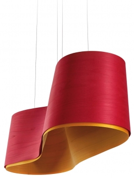 Подвесной светильник New Wave S 102X27X27 CM красный