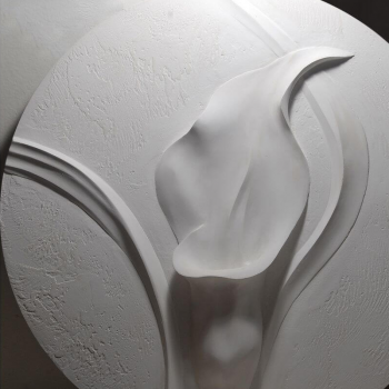 Комплект из трёх барельефов Calla Lilies Ø43 / Ø43 / Ø43 CM