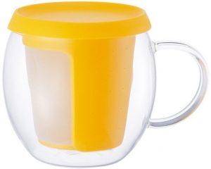 Кружка - чайник Mio 350 ml желтая