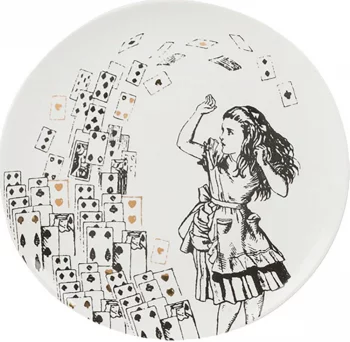 Набор из 4 десертных тарелок Alice in Wonderland Ø21 CM