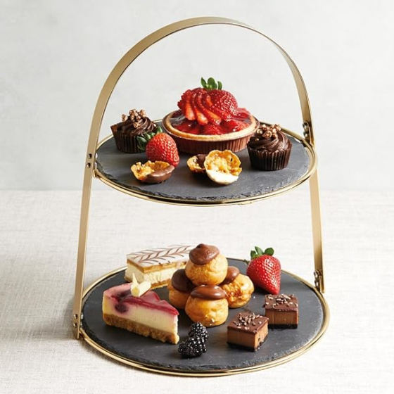 Двухярусная сервировочная этажерка Artesa 30X30X35 CM 2