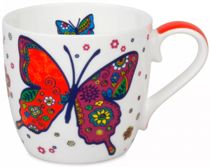 Кружка Colorful butterfly 450 ml