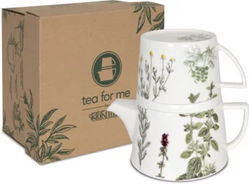 Чайник заварочный с кружкой My Favourite Tea Herbs 650 / 650 ml