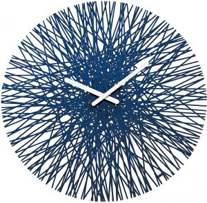 Часы настенные SILK Ø46 CM синие