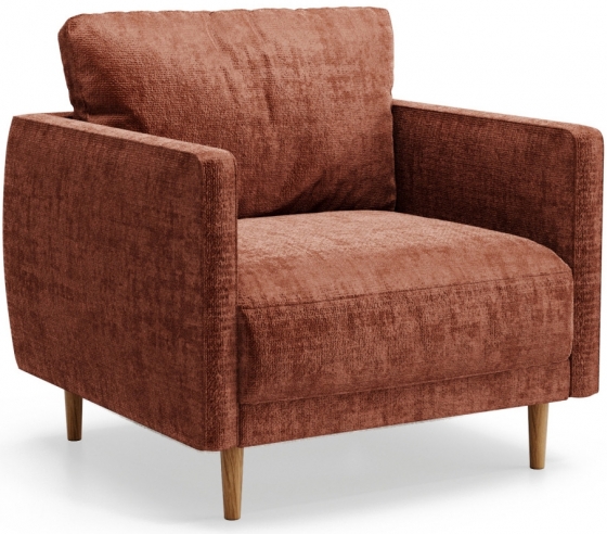 Кресло Rene 95X90X95 CM коричневое 1