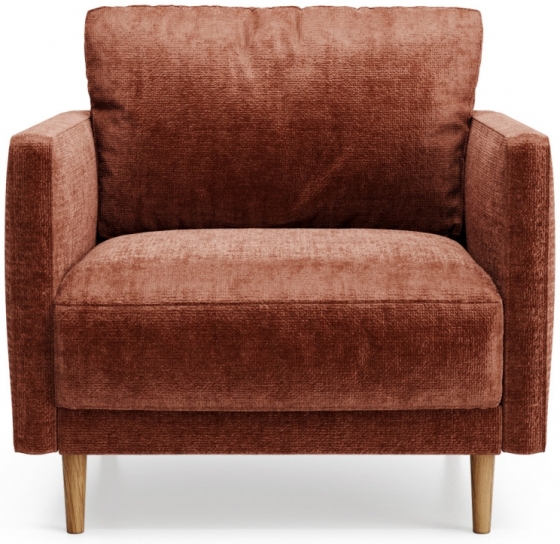 Кресло Rene 95X90X95 CM коричневое 2