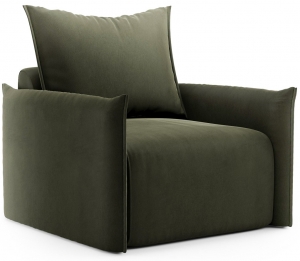 Кресло Floris 90X90X90 CM зелёное