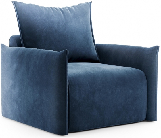 Кресло Floris 90X90X90 CM синее 1