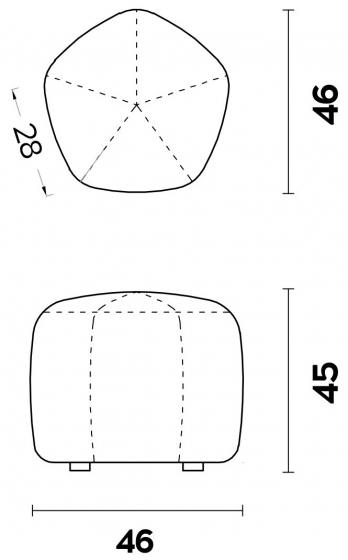 Пуф Itan 46X46X45 CM 5