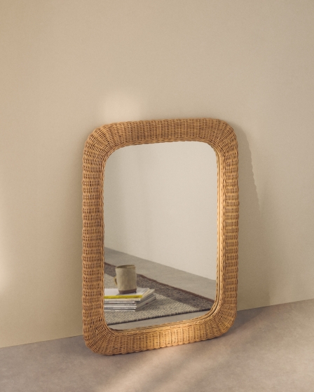 Плетёное зеркало Zilna 58X79 CM 2