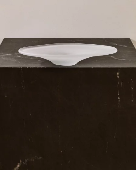 Стеклянная ваза для декора Vionze 34.5X22X7 CM 2
