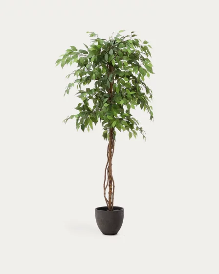 Искусственное дерево фикус в черном горшке 180 CM 1