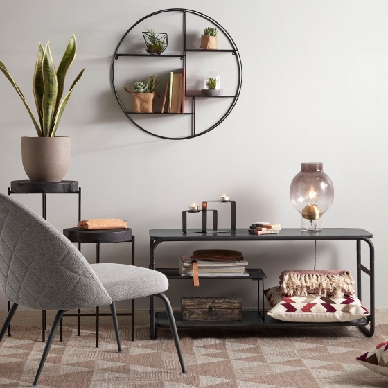 Круглая настенная полка Across Ø55 CM 5