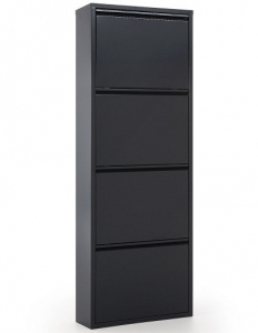 Шкаф для хранения обуви Ode 50X15X136 CM тёмно серый