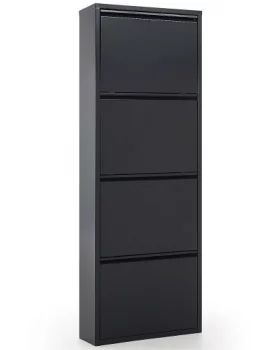 Шкаф для хранения обуви Ode 50X15X136 CM тёмно серый