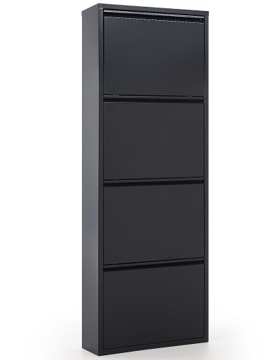 Шкаф для хранения обуви Ode 50X15X136 CM тёмно серый 1