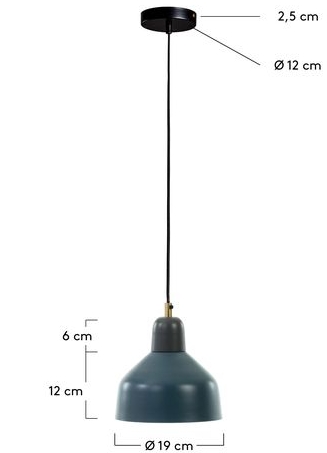 Подвесной светильник Olimpia 19X19X18 CM 7