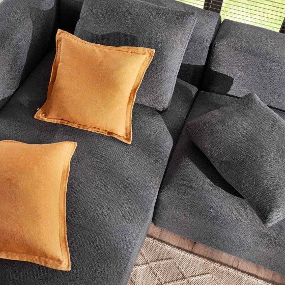 Подушка для дивана Blok 60X70 CM серого цвета 4