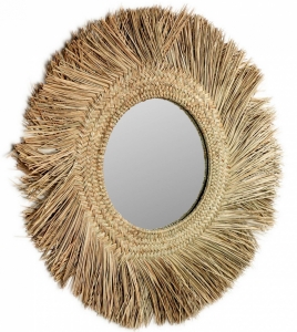 Круглое зеркало в этно стиле Rumer Ø72 CM