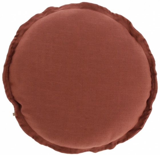 Чехол для подушки Maelina Ø45 CM пыльно бордового цвета 1