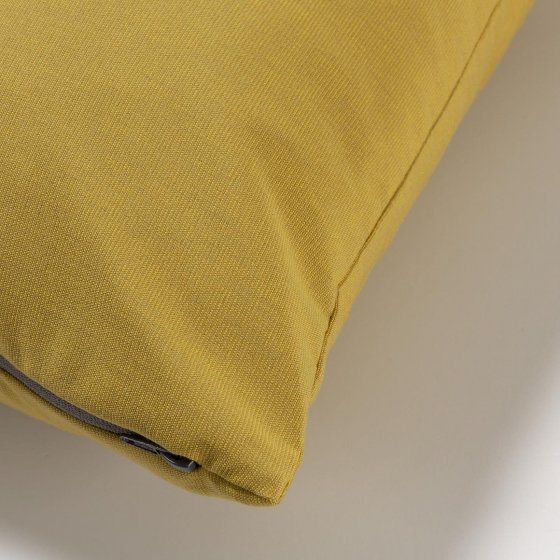 Чехол для подушки Nedra 45X45 CM горчично-жёлтого цвета 2