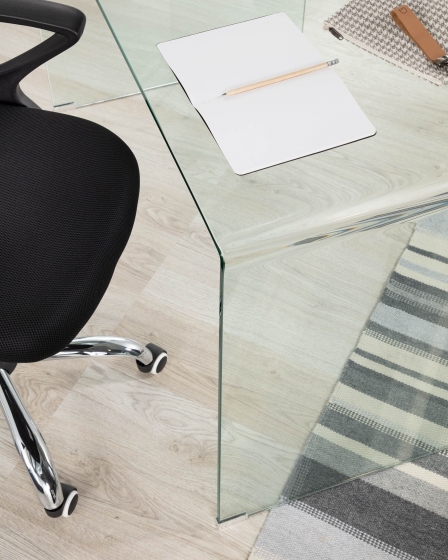 Стеклянный письменный стол Burano 125X70X75 CM 6