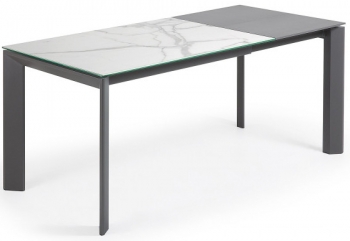 Раздвижной стол с керамической столешницей Axis 120-180X80X76 CM